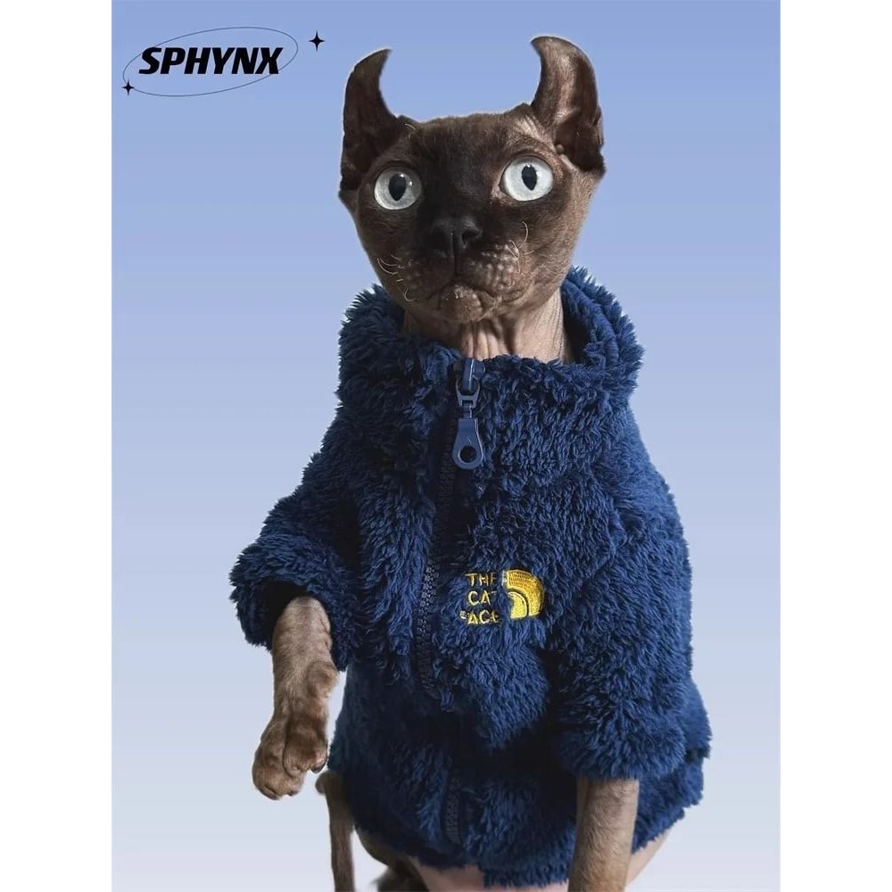 Winter Thick Warm ThreeColor Lambswool Pet Coat 8