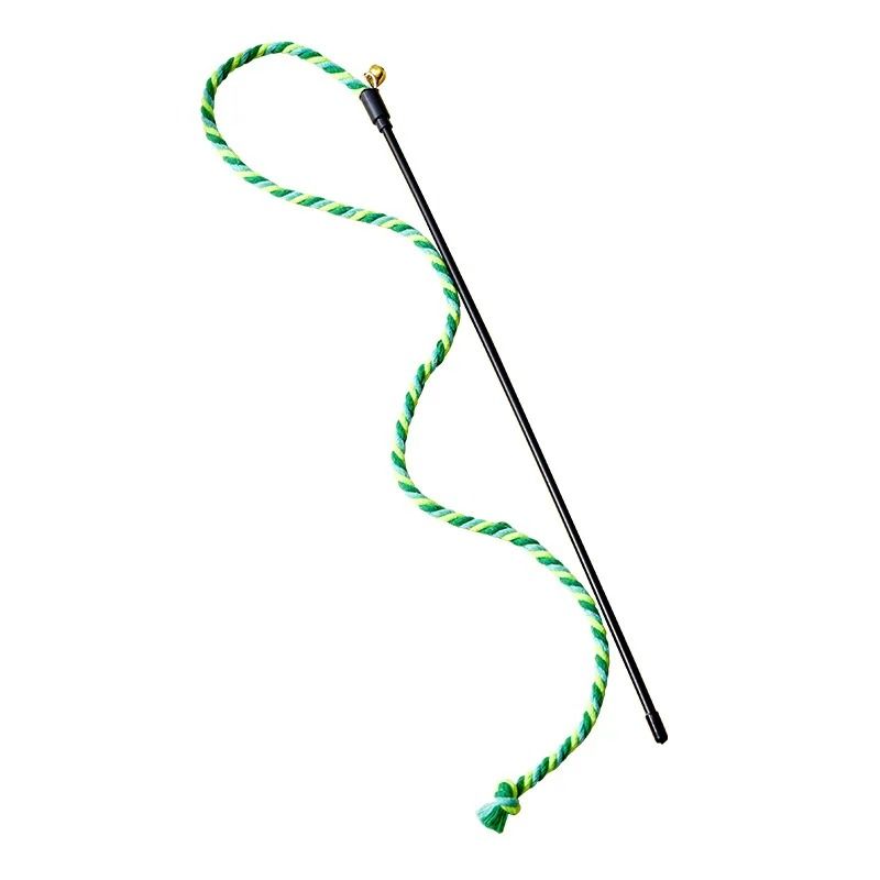 Interactive Ribbon And Feather Cat Teaser Wand 4