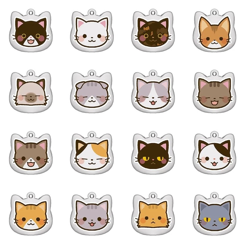 Cute Personalized Stainless Steel Cat Identification Tags 2