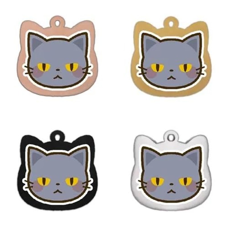 Cute Personalized Stainless Steel Cat Identification Tags 12