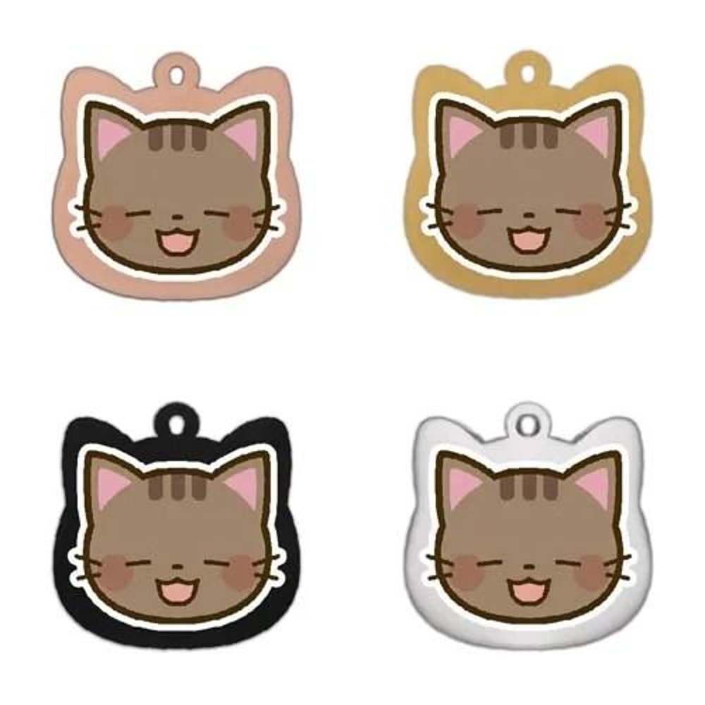 Cute Personalized Stainless Steel Cat Identification Tags 15
