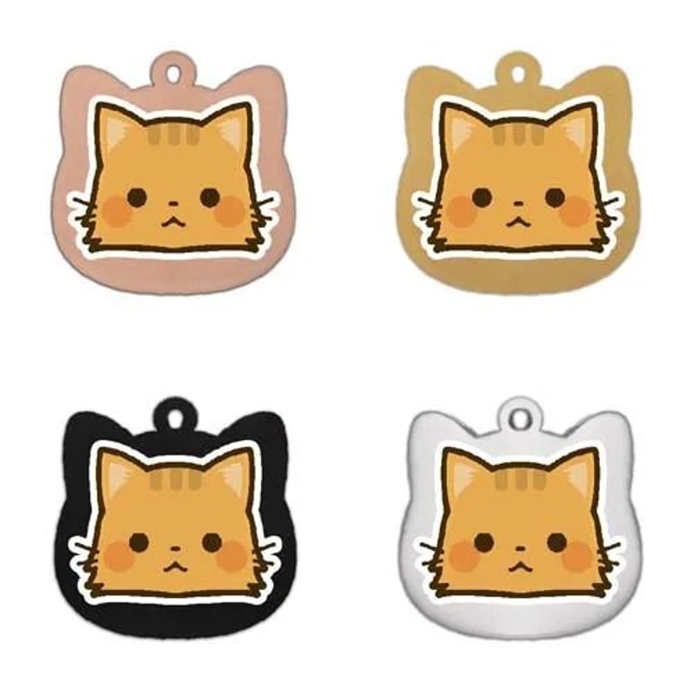 Cute Personalized Stainless Steel Cat Identification Tags 8
