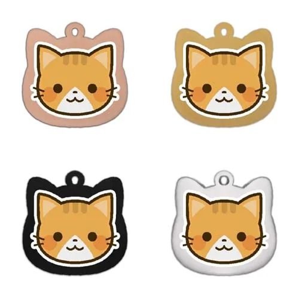 Cute Personalized Stainless Steel Cat Identification Tags 20