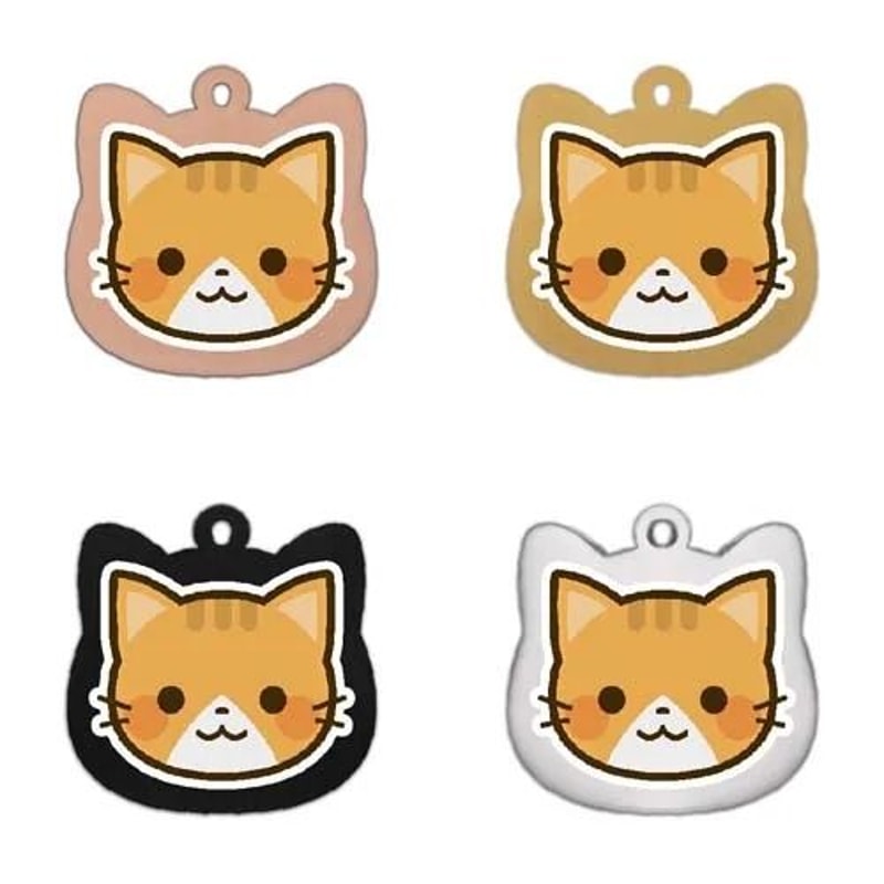 Cute Personalized Stainless Steel Cat Identification Tags 20
