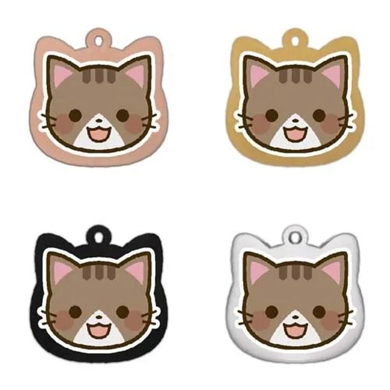 Cute Personalized Stainless Steel Cat Identification Tags 21