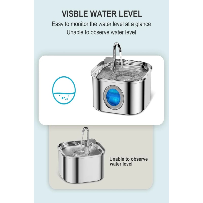 Automatic Stainless Steel Large Pet Water Fountain 3