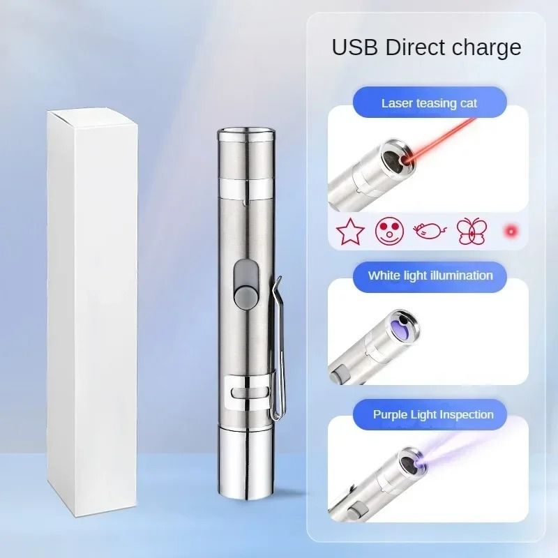 Enhanced USB Charging Infrared Laser Cat Toy 2