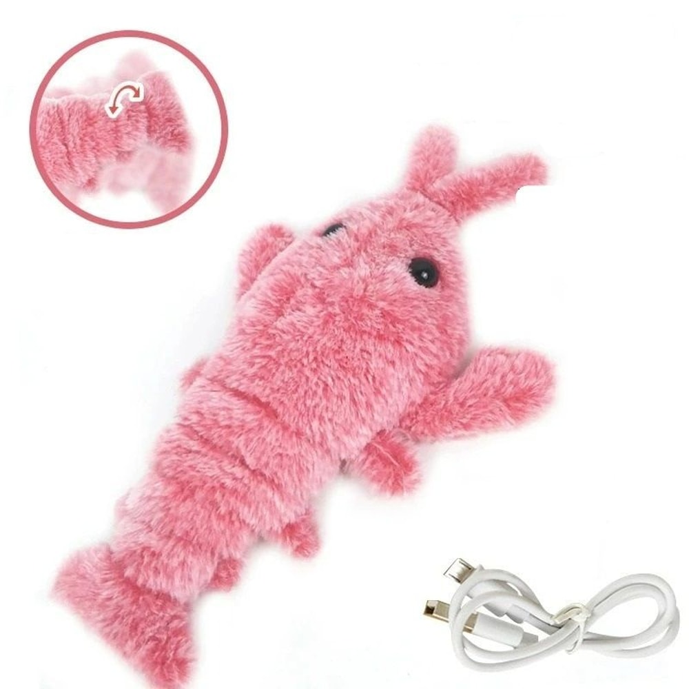 Interactive Electric Flopping Lobster Pet Toy 7