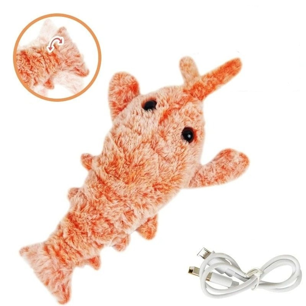 Interactive Electric Flopping Lobster Pet Toy 8