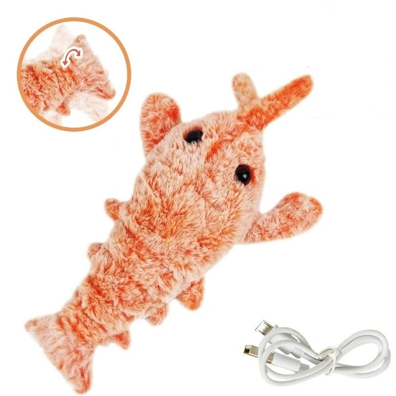 Interactive Electric Flopping Lobster Pet Toy 8