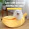 Cozy Banana Nest Pet Bed House 2