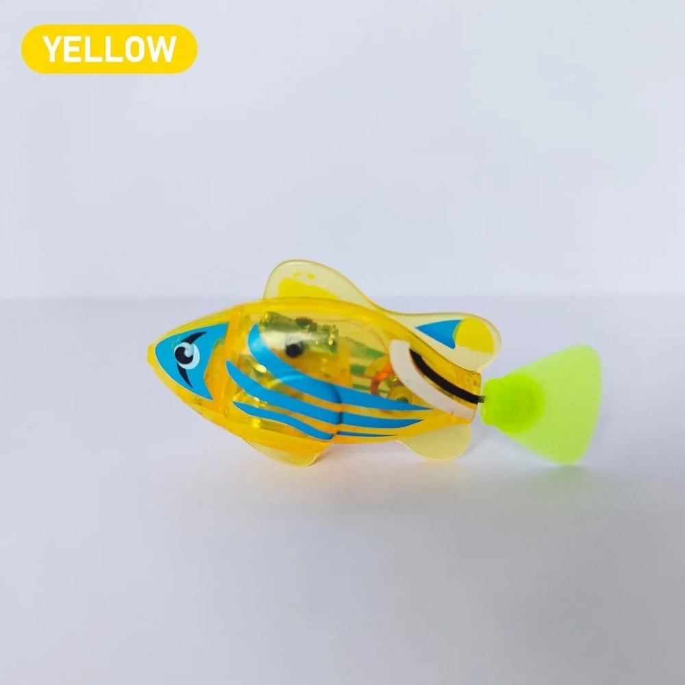 Interactive LED Inductive Swimming Robot Fish Toy 12