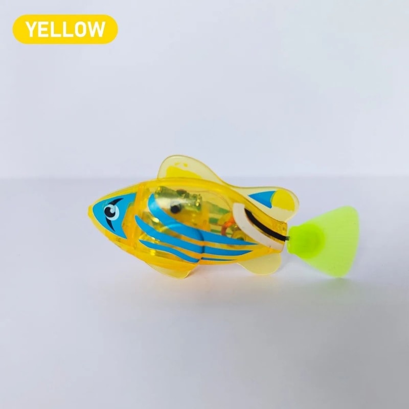 Interactive LED Inductive Swimming Robot Fish Toy 12