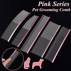 professional stainless steel pet grooming comb