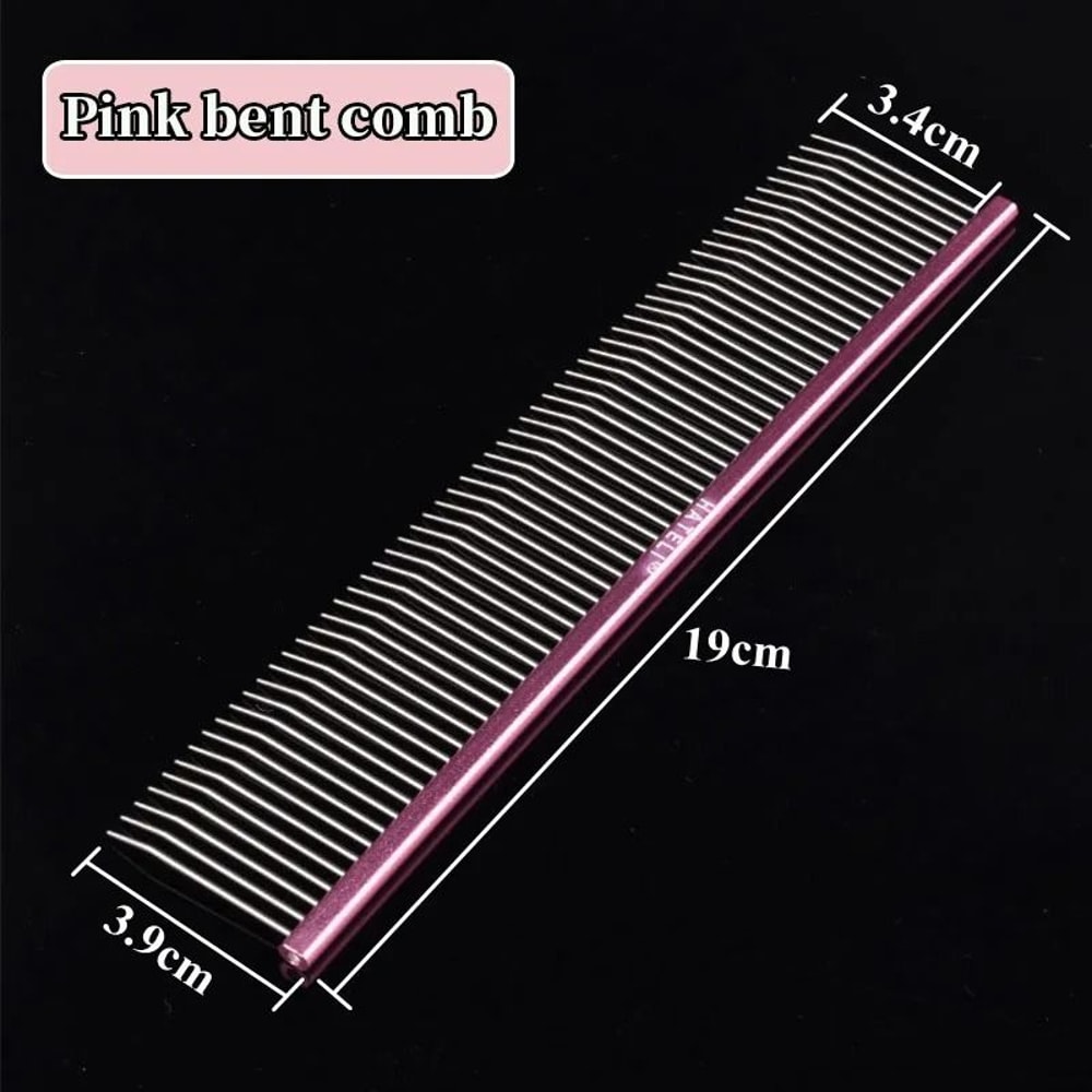 Professional Stainless Steel Pet Grooming Comb 9