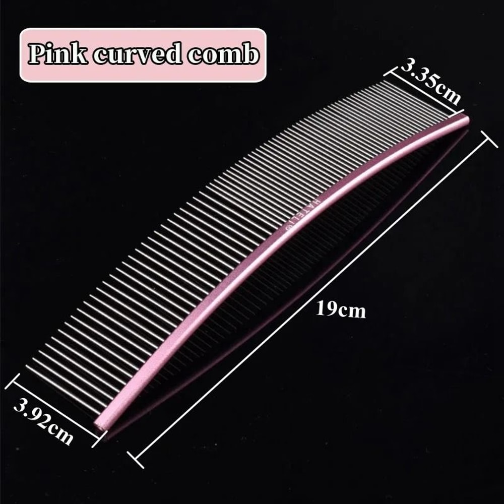 Professional Stainless Steel Pet Grooming Comb 10