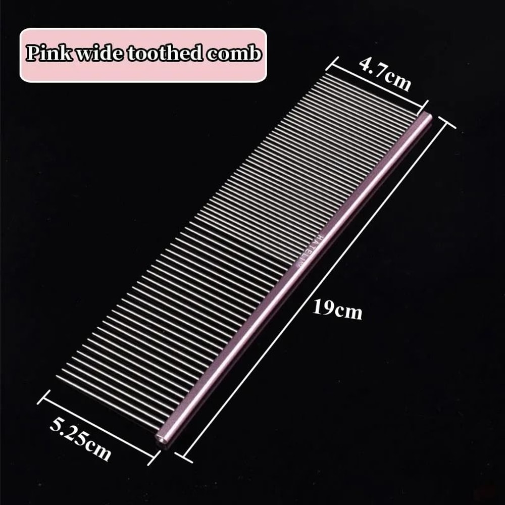 Professional Stainless Steel Pet Grooming Comb 11