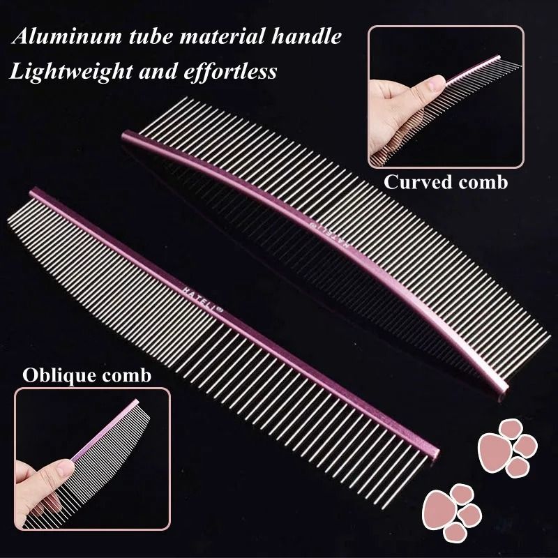 Professional Stainless Steel Pet Grooming Comb 2