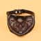 Adjustable TriBandana Pet Collar With PU Leather 9