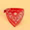 Adjustable TriBandana Pet Collar With PU Leather 8
