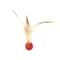 Interactive Bouncy Ball Cat Toy With Feathers 8