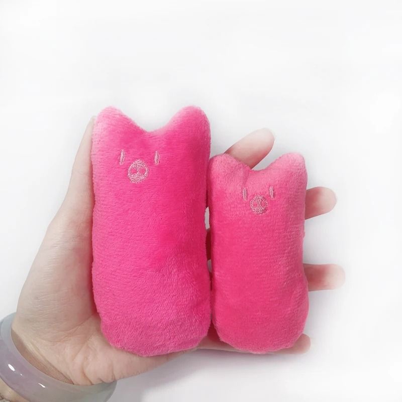 Interactive Plush Catnip Thumb Toy For Chewing Teeth Grinding 4