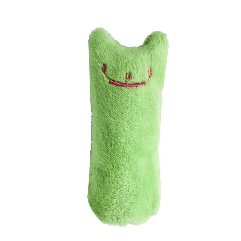 Interactive Plush Catnip Thumb Toy For Chewing Teeth Grinding 7