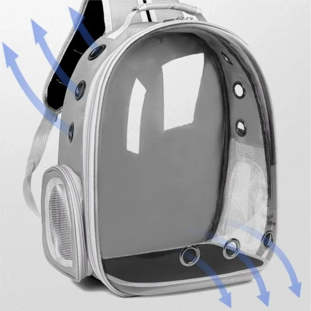 Space Capsule Transparent Breathable Pet Backpack 2