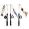 Retractable Cat Fishing Pole Toy With Reel Interactive Pulley Wand Lure 0