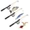 Retractable Cat Fishing Pole Toy With Reel Interactive Pulley Wand Lure 1