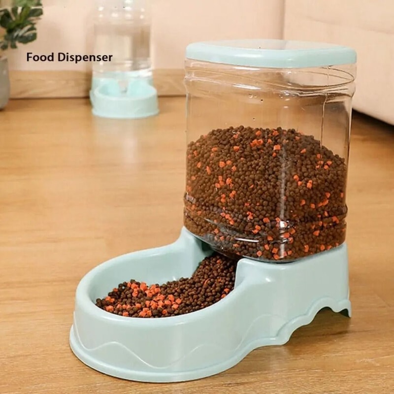 Automatic Gravity Pet Feeder And Water Dispenser Station 4