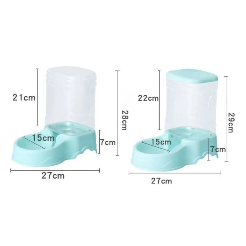 Automatic Gravity Pet Feeder And Water Dispenser Station 5