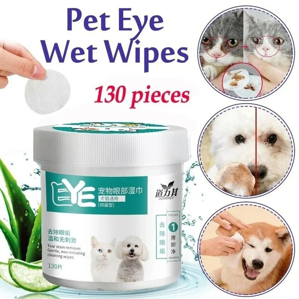 Soothing Pet Tear Stain And Ear Cleaning Wipes Station 0