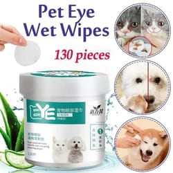 soothing pet tear stain and ear cleaning wipes station