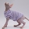 Premium Breathable Cotton Sphynx Cat Clothes SkinFriendly Hairless Cat Vest 3