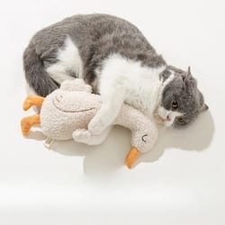 interactive plush squeak and chew toy for dogs and cats