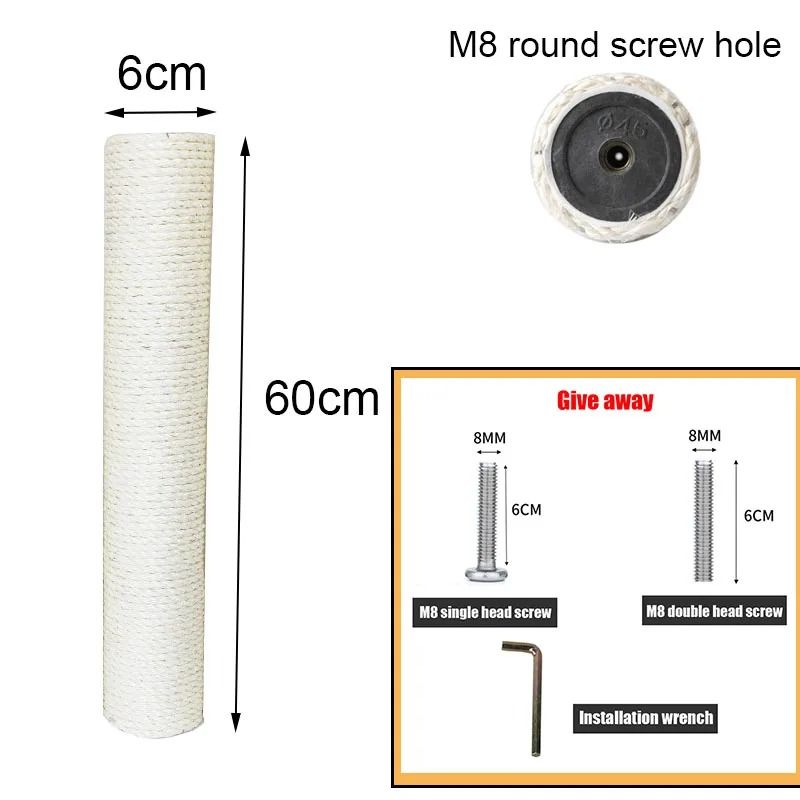 HeavyDuty PVC Replacement Cat Scratching Post 10