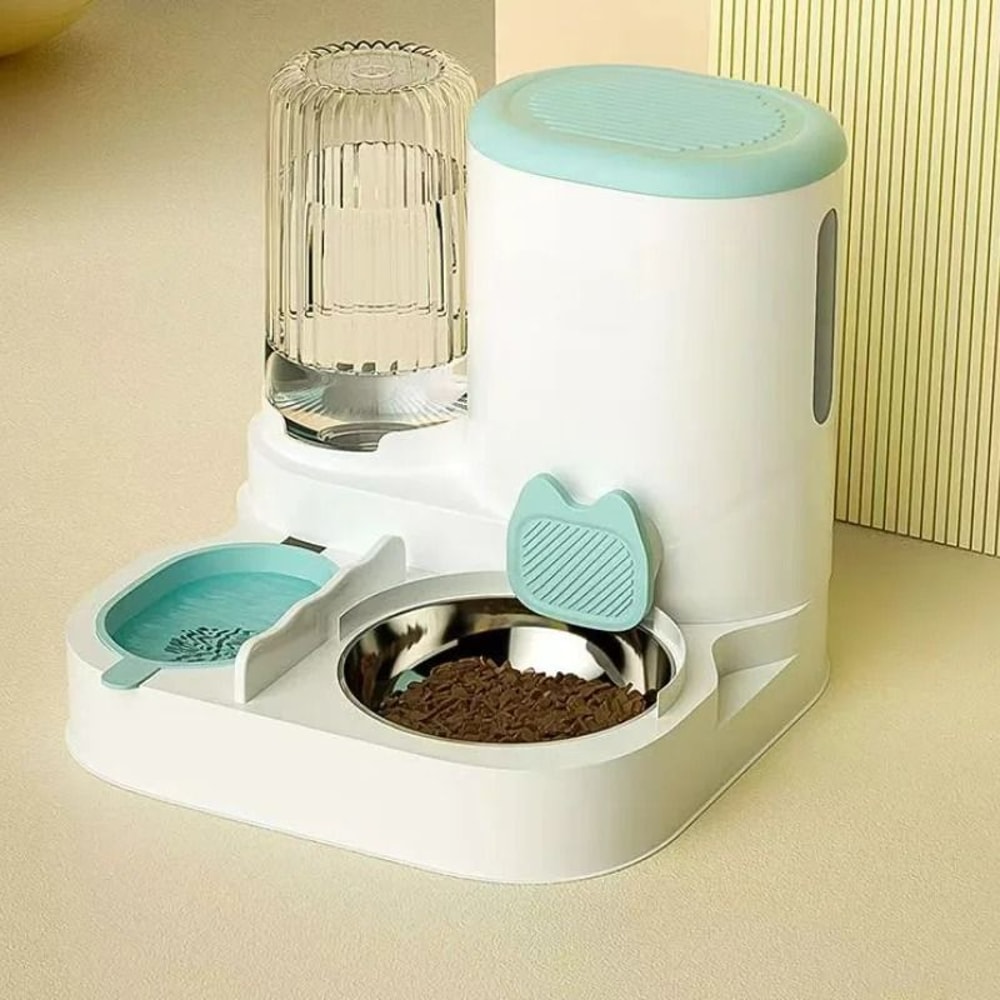 Integrated 2in1 Automatic Water Dispenser And Food Bowl Station 4