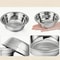 Stainless Steel AntiSlip Pet Bowls Set For Cage Use 0