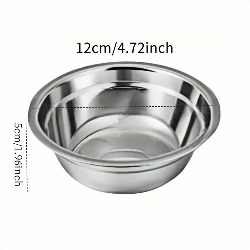 Stainless Steel AntiSlip Pet Bowls Set For Cage Use 3