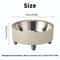Water Ripple Elevated Stainless Steel Pet Bowl 5