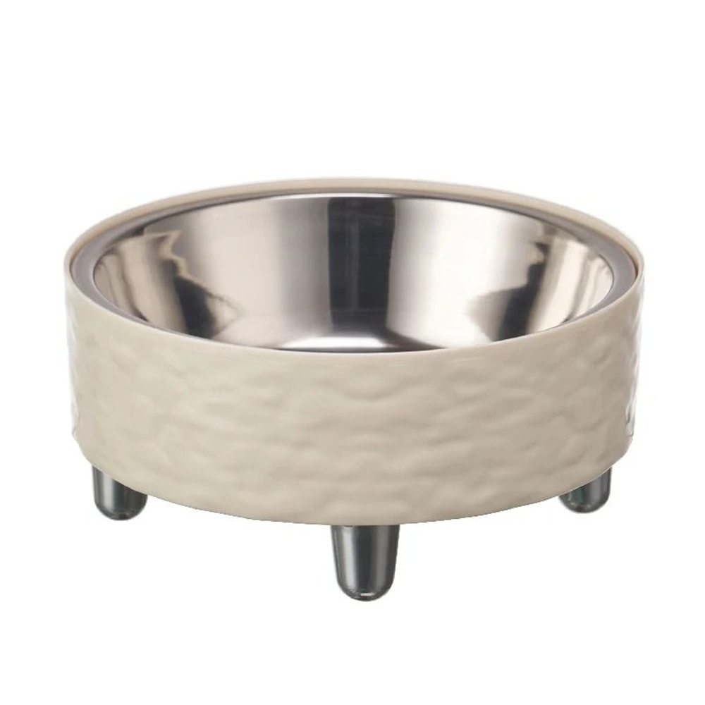 Water Ripple Elevated Stainless Steel Pet Bowl 6