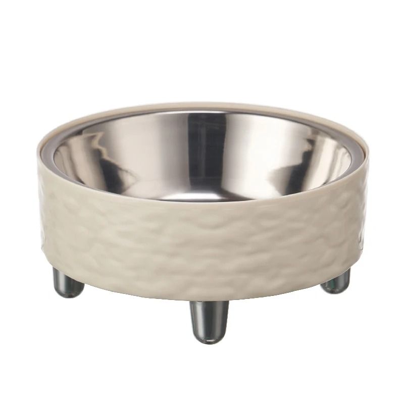 Water Ripple Elevated Stainless Steel Pet Bowl 6