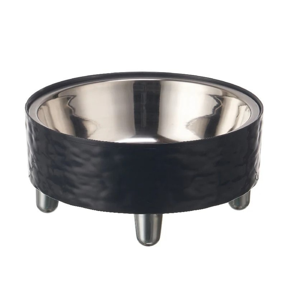 Water Ripple Elevated Stainless Steel Pet Bowl 7