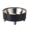 Water Ripple Elevated Stainless Steel Pet Bowl 7