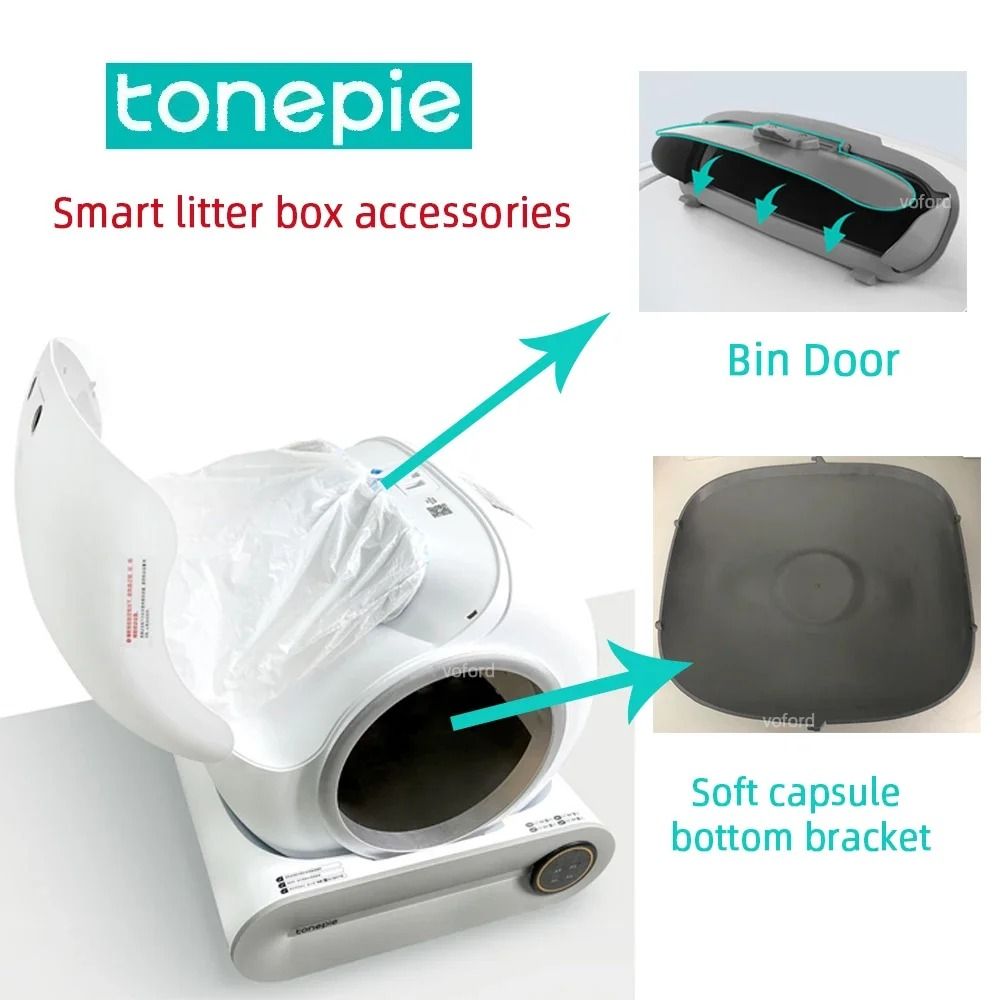 Smart Automatic Litter Box Ventilation Hole Rubber Plug And Bin Door Replacement 0