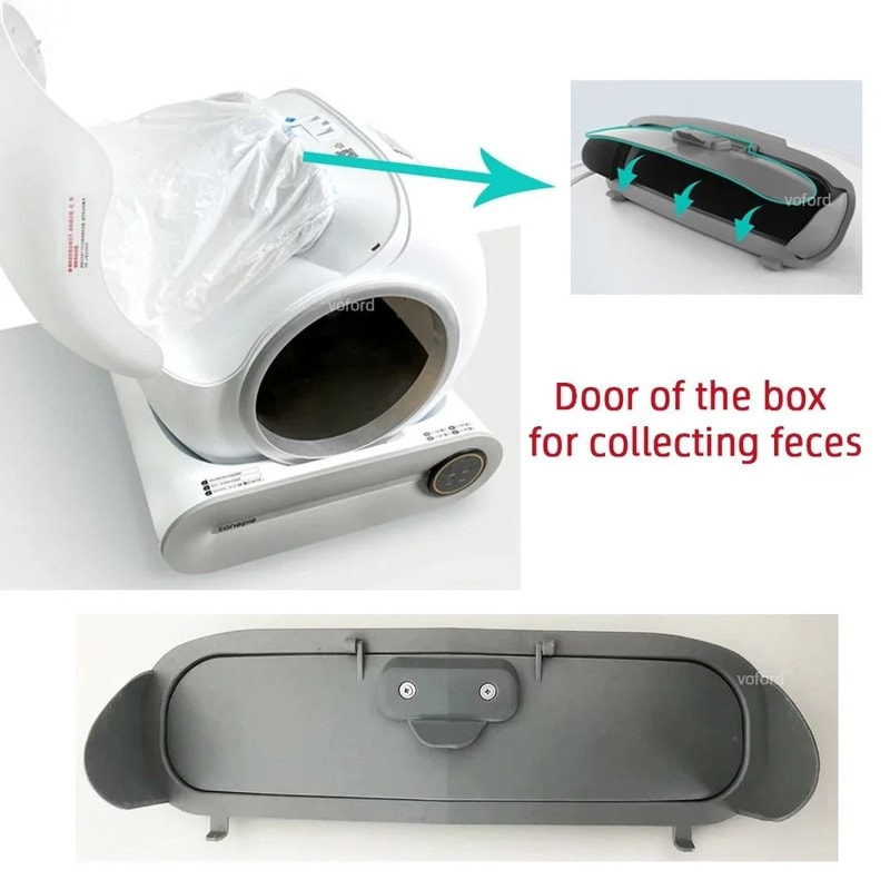 Smart Automatic Litter Box Ventilation Hole Rubber Plug And Bin Door Replacement 3