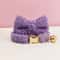 Personalized Teddy Cat Collar With Engraved Nameplate And Bow Tie 12