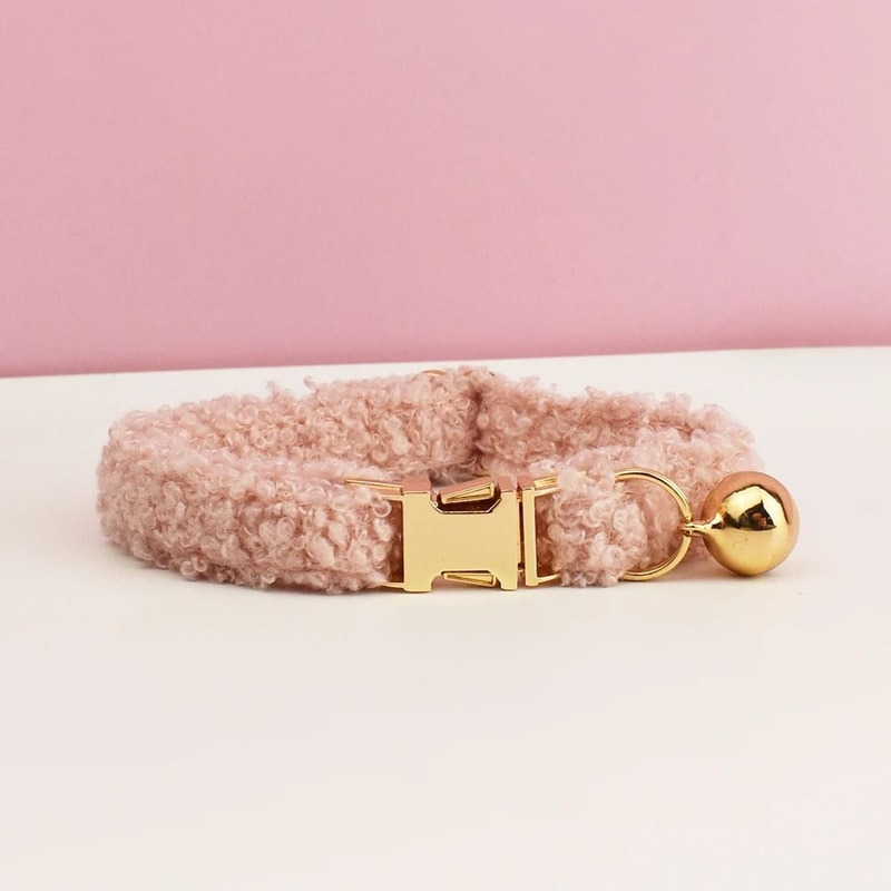 Personalized Teddy Cat Collar With Engraved Nameplate And Bow Tie 13