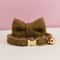 Personalized Teddy Cat Collar With Engraved Nameplate And Bow Tie 16